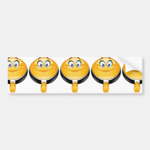 Priester-Emoji Autoaufkleber
