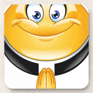 Priester Emoji Getränkeuntersetzer