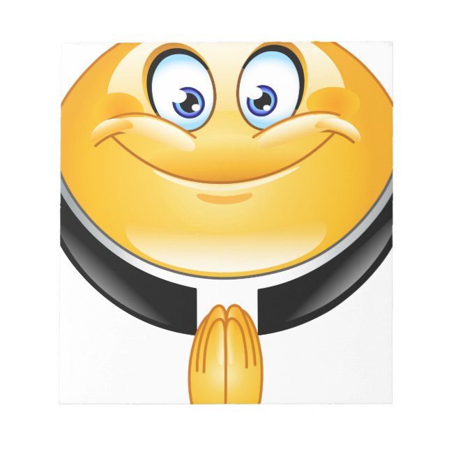Priester Emoji Notizblock (Vorderseite)