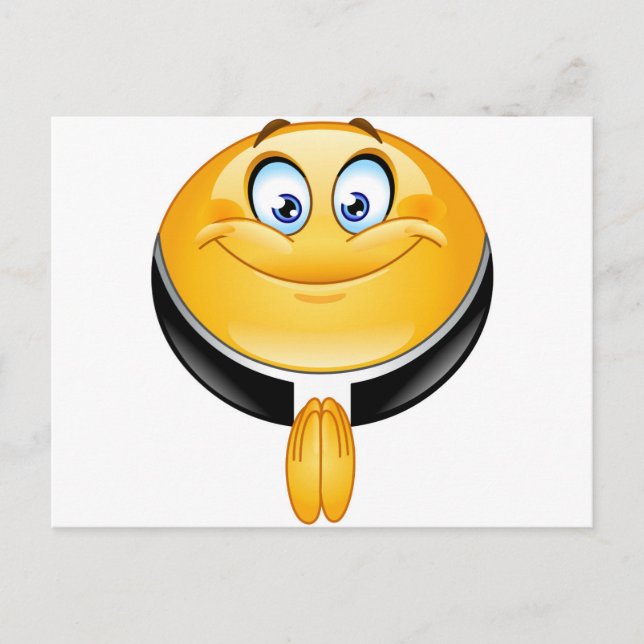 Priester Emoji Postkarte (Vorderseite)