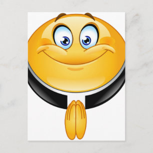 Priester Emoji Postkarte