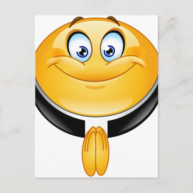 Priester Emoji Postkarte (Vorderseite)