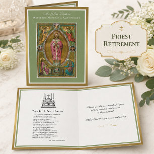 Priester im Ruhestand Jesus Altar Karte