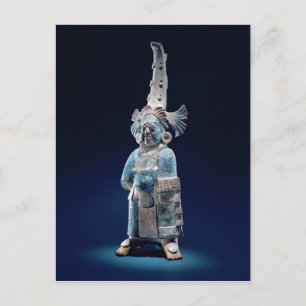 Priester in zeremoniellen Roben, Insel Jaina Postkarte