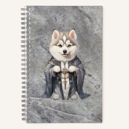 Priester King Siberian Husky Dog Notizbuch