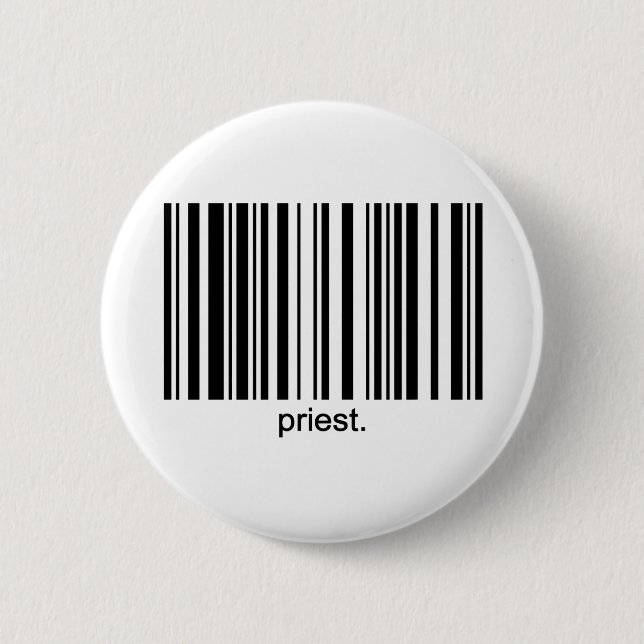 Priester-Knopf Button (Vorderseite)
