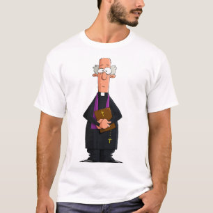 Priester mit Bibel IFunny Geistlicher Charakter T-Shirt