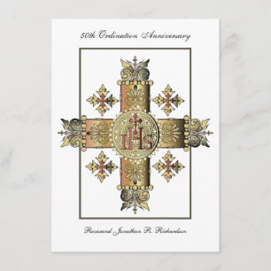 Priester-Ordination Jubiläum Goldenes Jubiläum 50. Einladung
