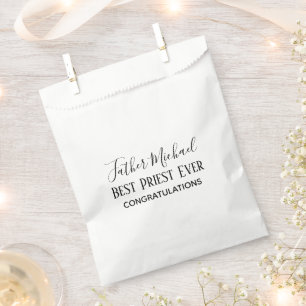Priester Pastor Clergy Gifts - Einfach Personalisi Geschenktütchen