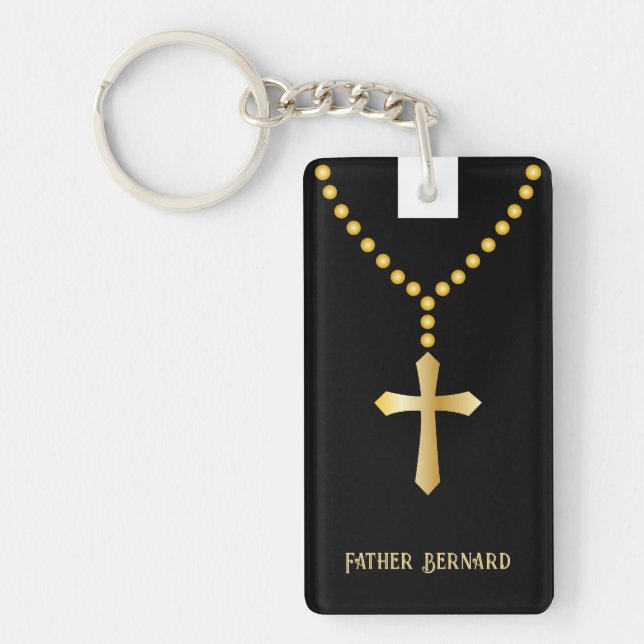 Priester Vikar Pastor Geistlichkeit Schlüsselanhänger (Vorderseite)