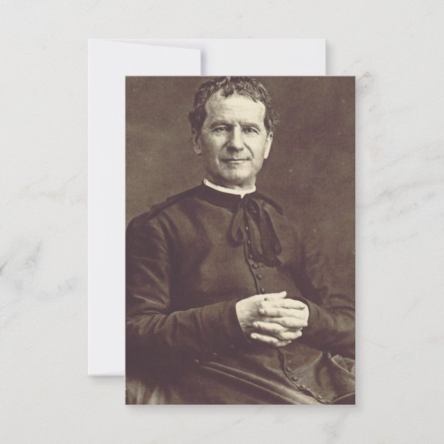 Priester von Saint John Bosco Dankeskarte (Vorderseite)