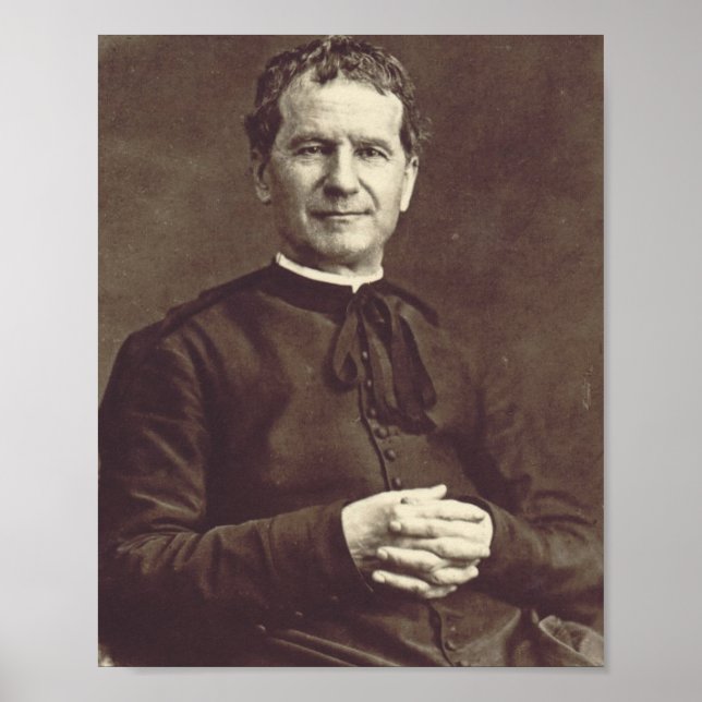 Priester von Saint John Bosco Poster (Vorne)