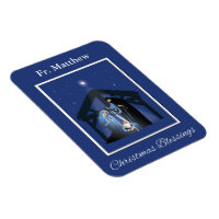 Priester-Weihnachtssegen, Kippfigur auf Blau