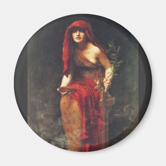 Priesterin von Delphi Magnet (Vorne)