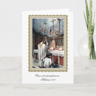 Priesterjubiläum Priesterweihe Erstes Amt Karte