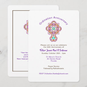 Priesterorden Jahrestagsfeierlichkeiten Einladung