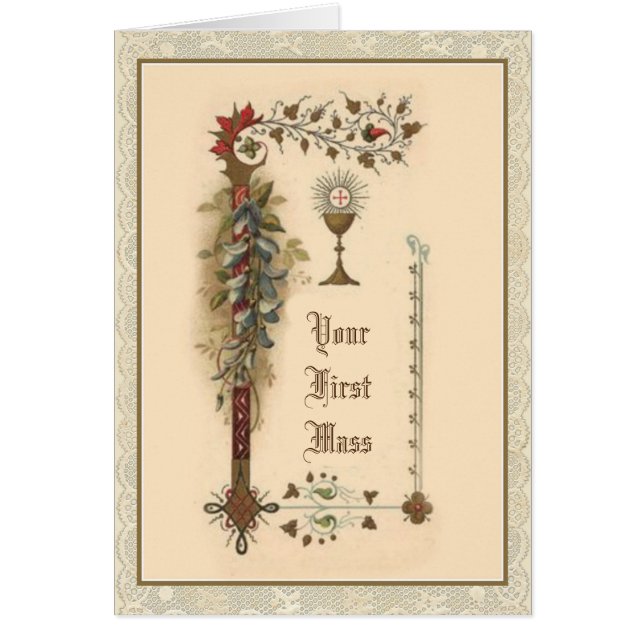 Priesterordinierung der Katholiken als Erstes (Vorne)