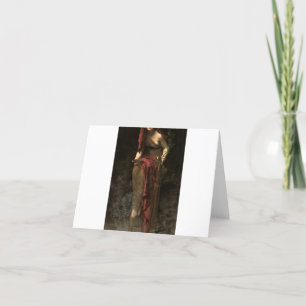 Priestess of Delphi, 1891 von John Collier Dankeskarte