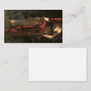 Priestess of Delphi, 1891 von John Collier Visitenkarte