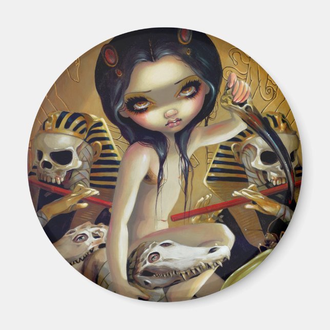 "Priestess of Nyarlathotep" Magnet (Vorne)