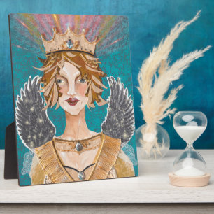 Priestess Paloma Guardian Angel Princess Plaque Fotoplatte