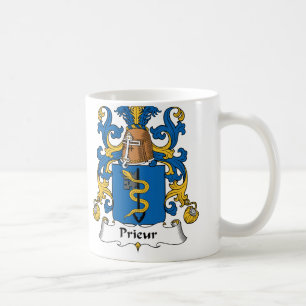 Prieur Familienwappen Tasse