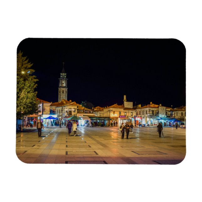 Prileby by night, Mazedonien Magnet (Horizontal)