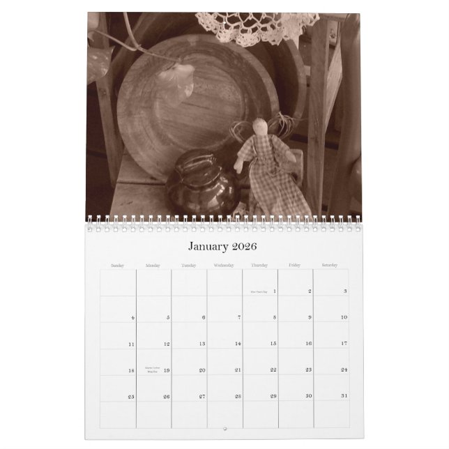 Prim Mischungs-Kalender Kalender (Jan 2026)