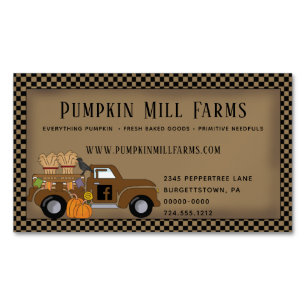 PRIM PUMPKIN LANDWIRTSCHAFT VINTAG LKW LAND MAGNET
