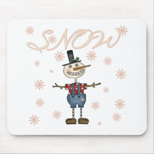 Prim Snowman Tshirts und Geschenke Mousepad