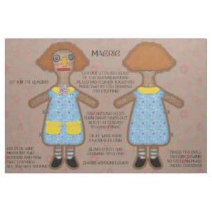 Prim Style Soft Doll Spielzeug Cut und Nähanleitun Stoff