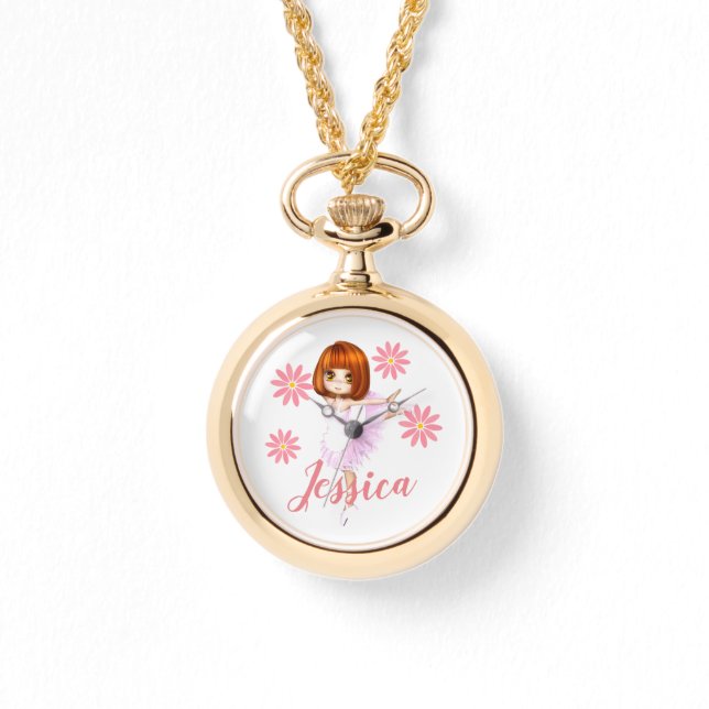 Prima Ballerina Custom Armbanduhr (Vorderseite)