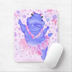 Prima Ballerina Hippo - Bild / Text hinzufügen Mousepad