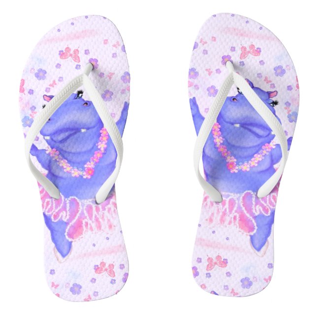 Prima Ballerina Hippo - Happy Dancer - Flip Flops (Fußbett)