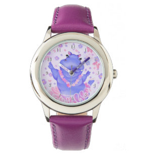 Prima Ballerina Hippo - Spaß - Armbanduhr