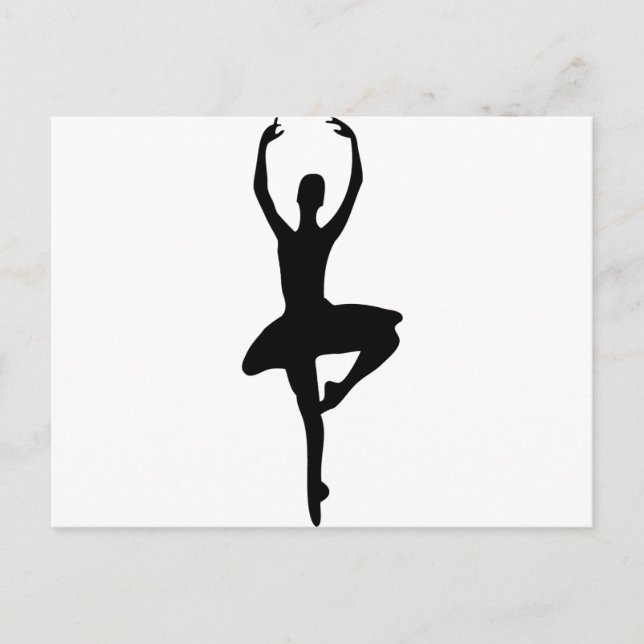 Prima-Ballerina-Ikone Postkarte (Vorderseite)