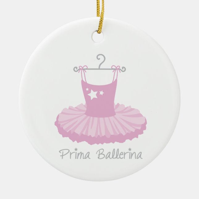 Prima Ballerina Keramik Ornament (Vorne)