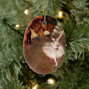 Prima Ballerina, Rosita Mauri von Edgar Degas Keramik Ornament