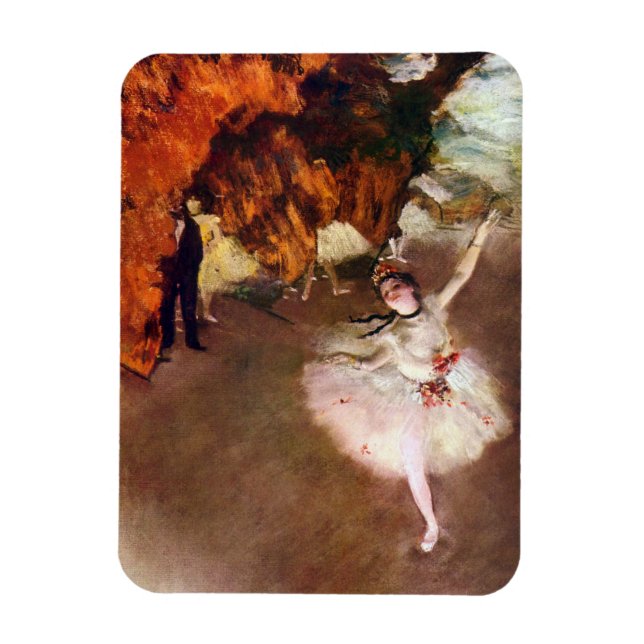 Prima Ballerina, Rosita Mauri von Edgar Degas Magnet (Vertikal)
