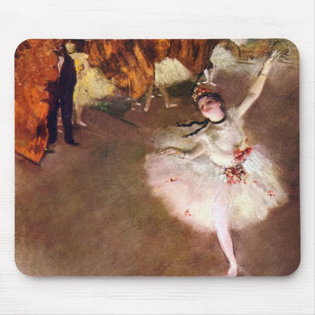 Prima Ballerina, Rosita Mauri von Edgar Degas Mousepad (Vorne)
