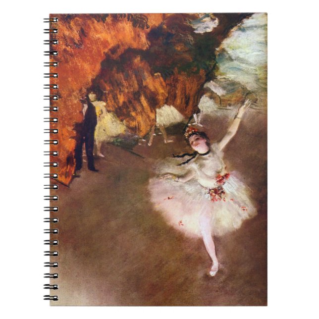 Prima Ballerina, Rosita Mauri von Edgar Degas Notizblock (Vorderseite)