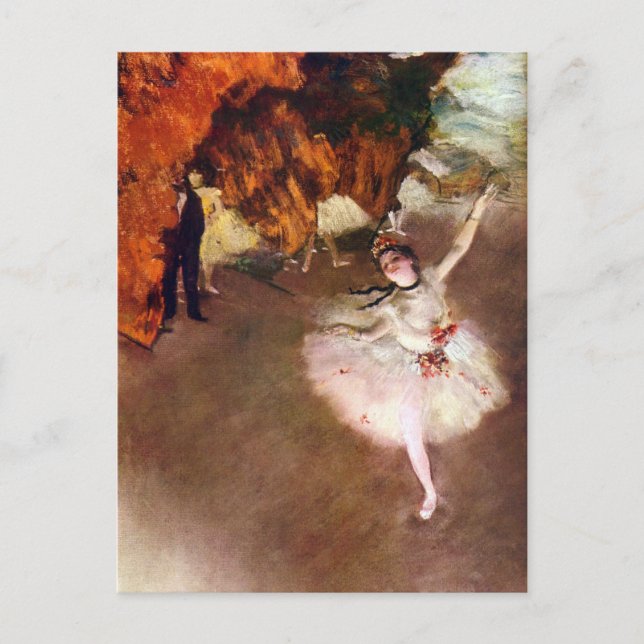 Prima Ballerina, Rosita Mauri von Edgar Degas Postkarte (Vorderseite)