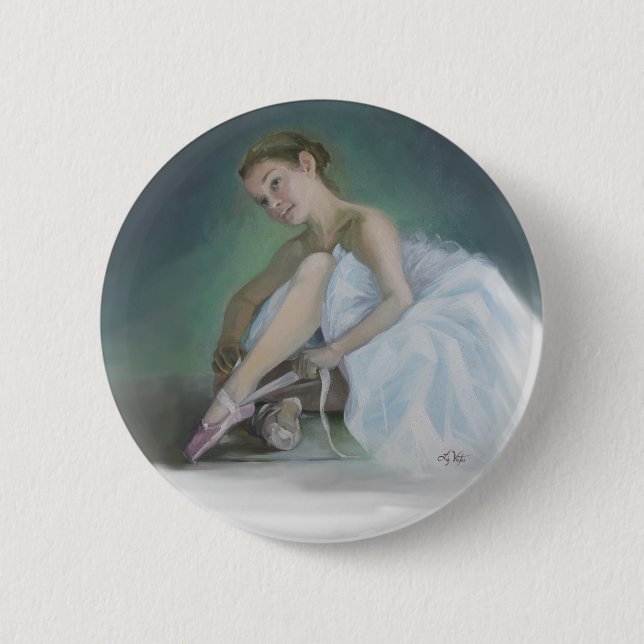 Prima Ballerina Round Button (Vorderseite)