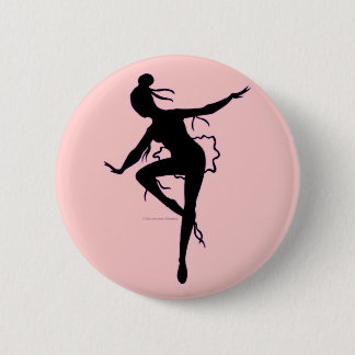 Prima Ballerina-Silhouette-Knopf Button