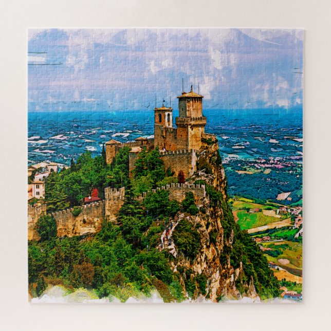 Prima Torre Guaita. Republic San Marino. Puzzle (Horizontal)
