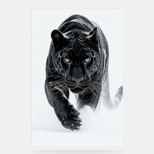 Primal Power 002 – schwarzer Panther Acrylschild