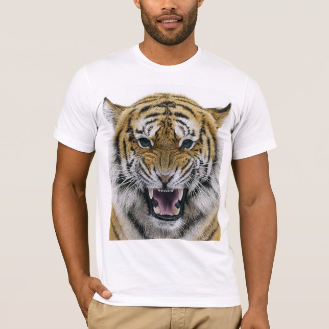 Primal Power 004 – Tiger T-Shirt (Vorderseite)