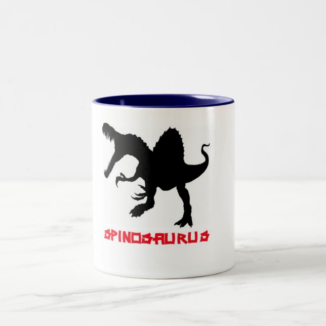 PrimalBeasts Spinosaurus Kaffee-Tasse Zweifarbige Tasse (Mittel)