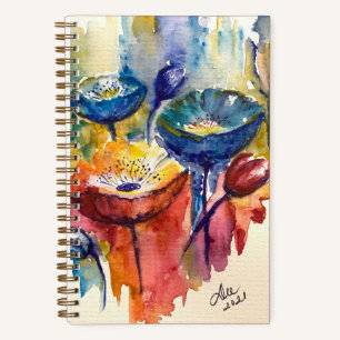 Primär-Blume-SpiralNotebook Notizbuch