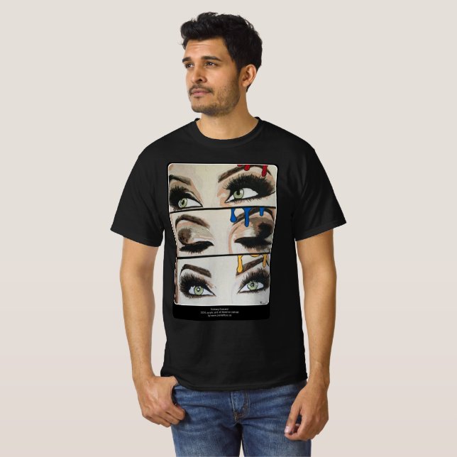 "Primäre Bedeutung" Gemälde auf einem T-Shirt (Vorne ganz)